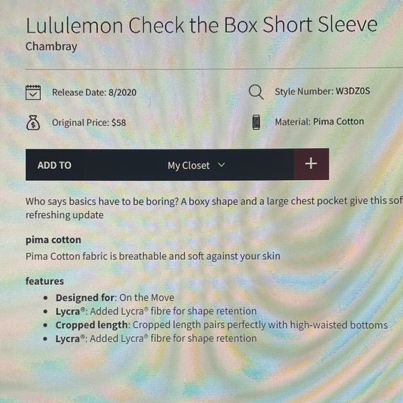 Lululemon Check the Box short sleeve shirt - Picture 9 of 9